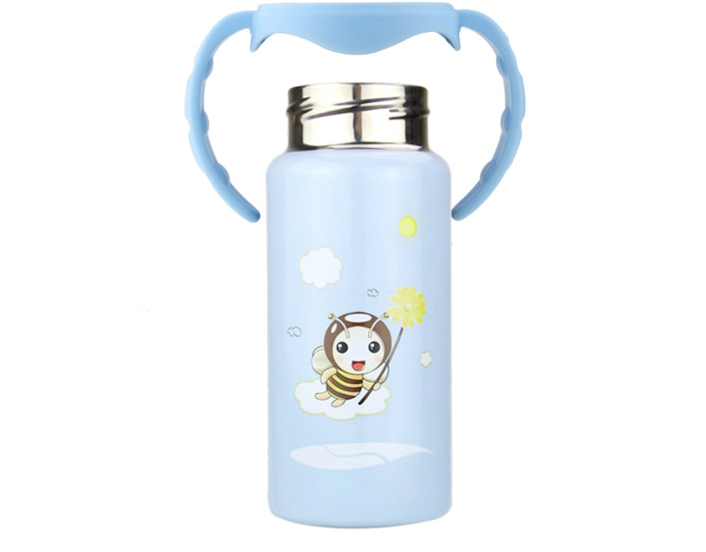 Baby stainless steel feeding bottle