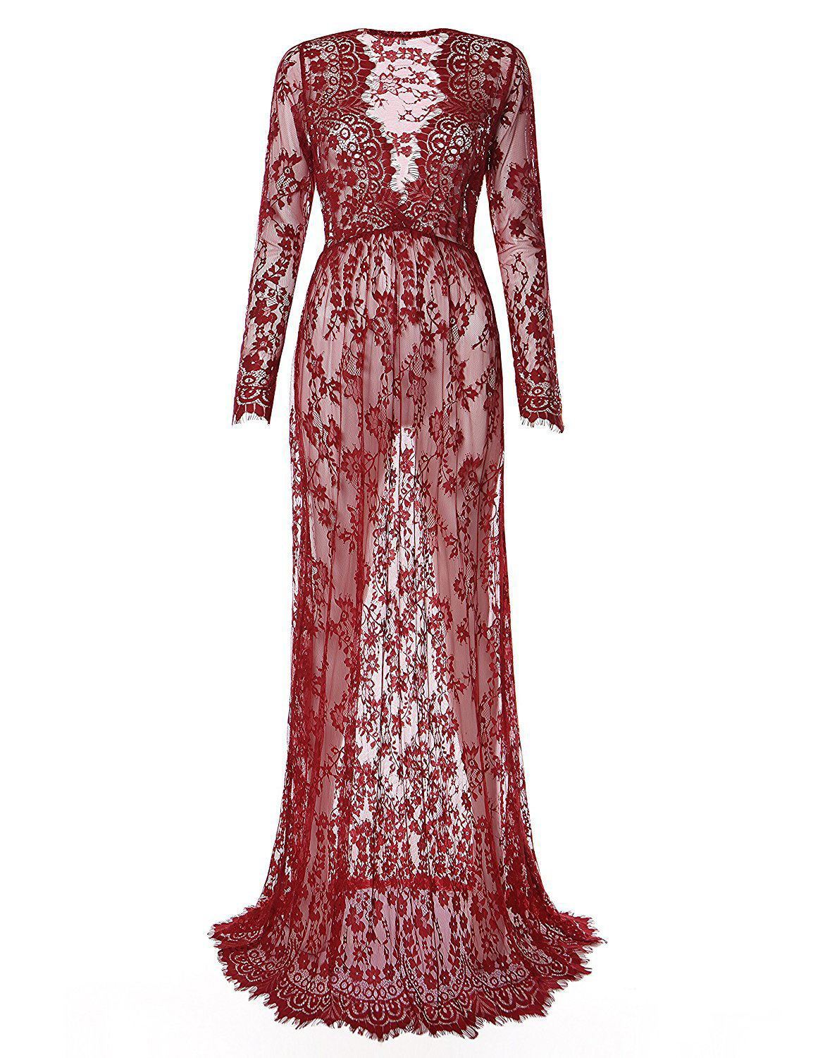 Pajamas Lace Maternity Dress Women