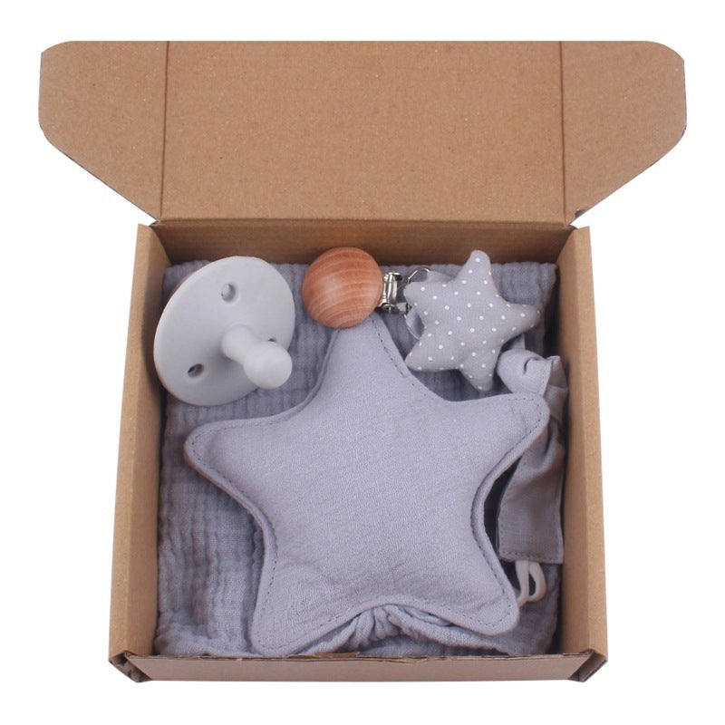 Baby Bath Toy Set Wooden Rattle
