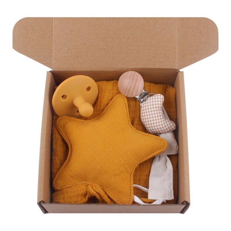 Baby Bath Toy Set Wooden Rattle