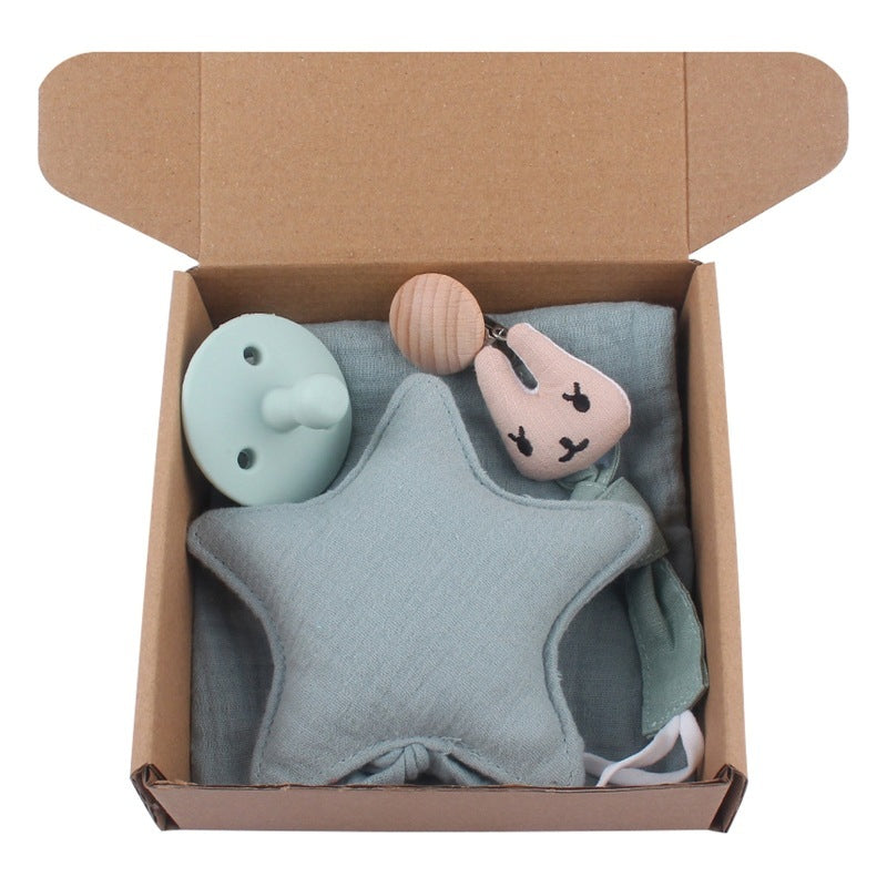 Baby Bath Toy Set Wooden Rattle