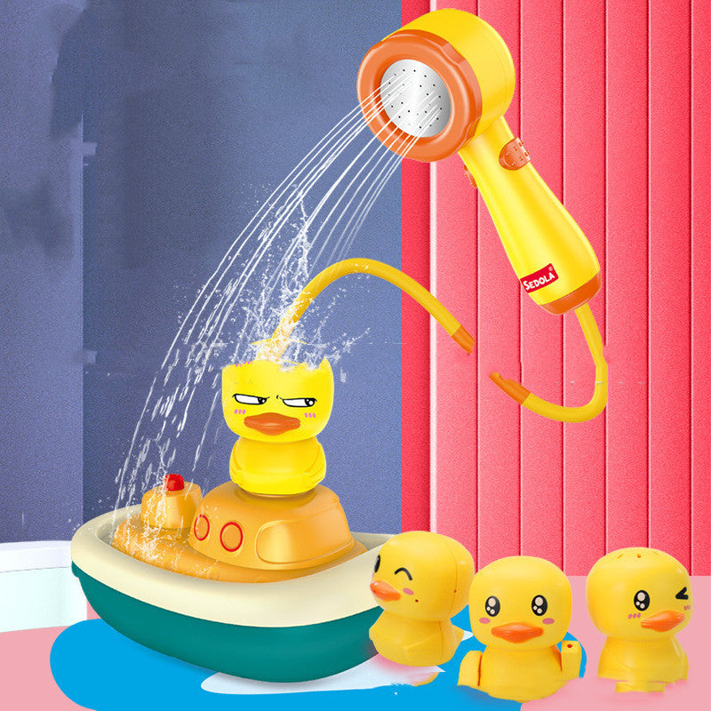 Explosive Little Yellow Duck Baby Bath Toy