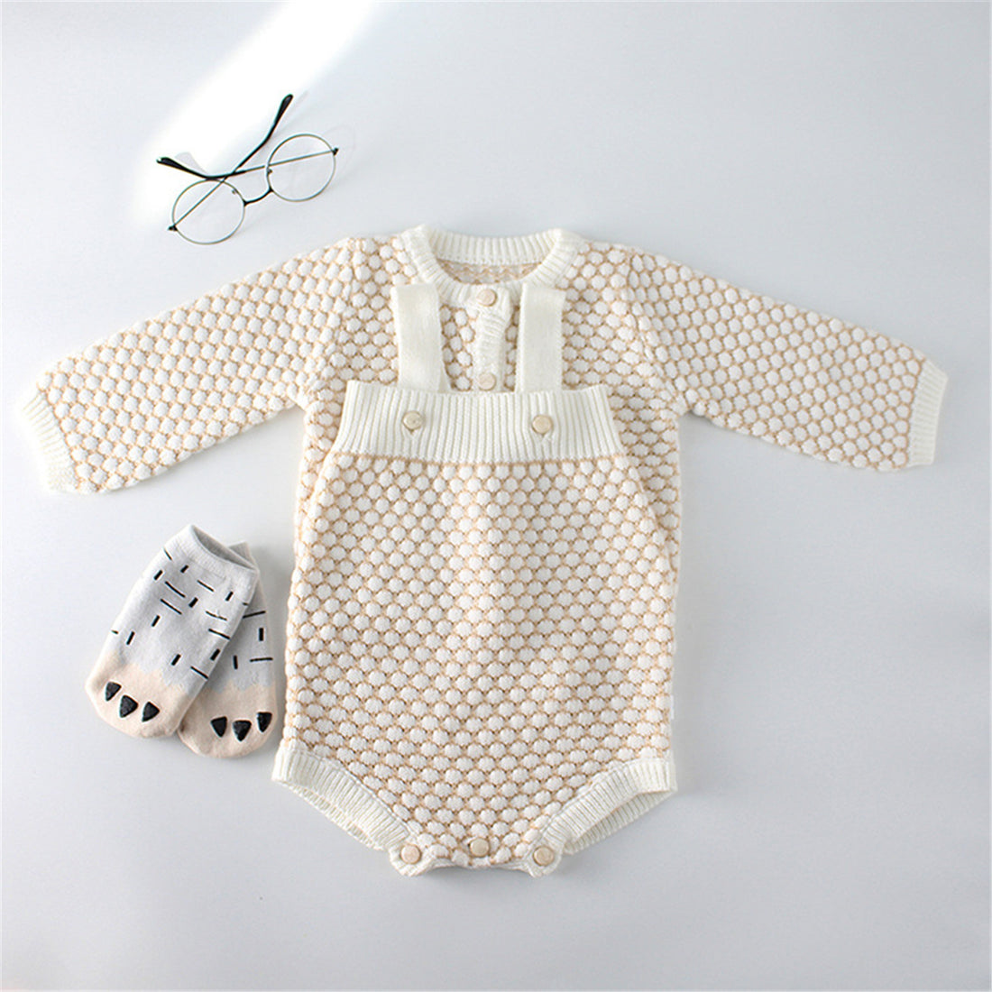 Sweet Baby Cardigan Jacket Romper