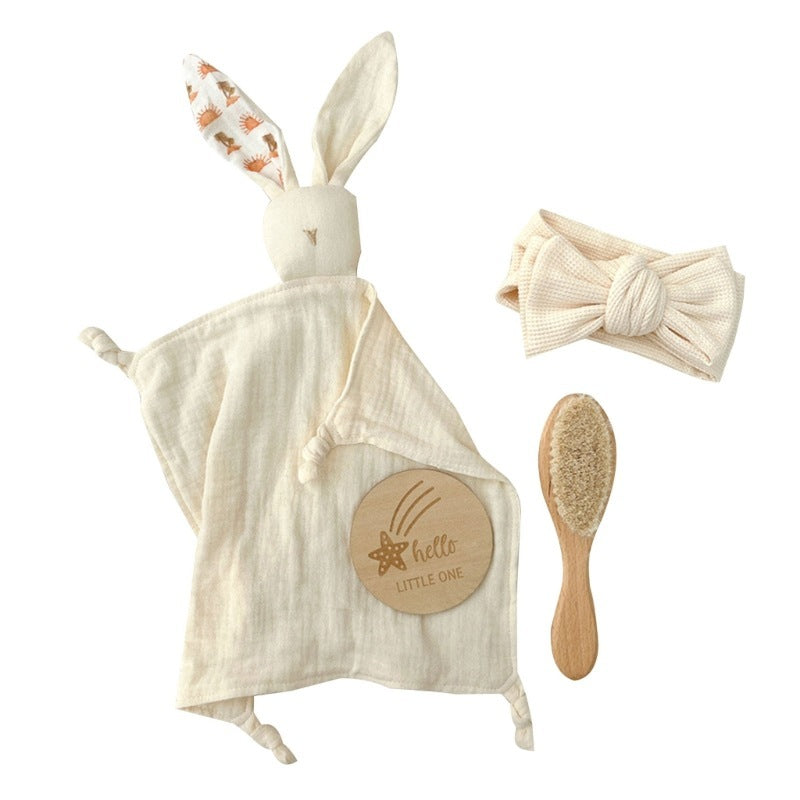 Baby Bath Toy Set Wooden Rattle