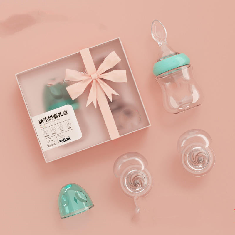 Baby Feeding Spoon Glass Bottle