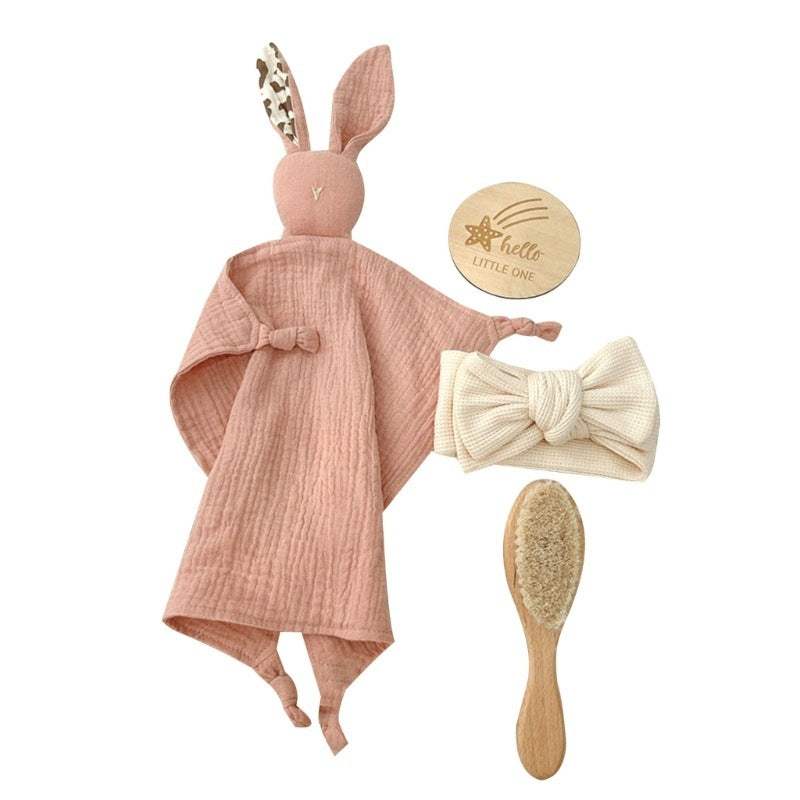 Baby Bath Toy Set Wooden Rattle