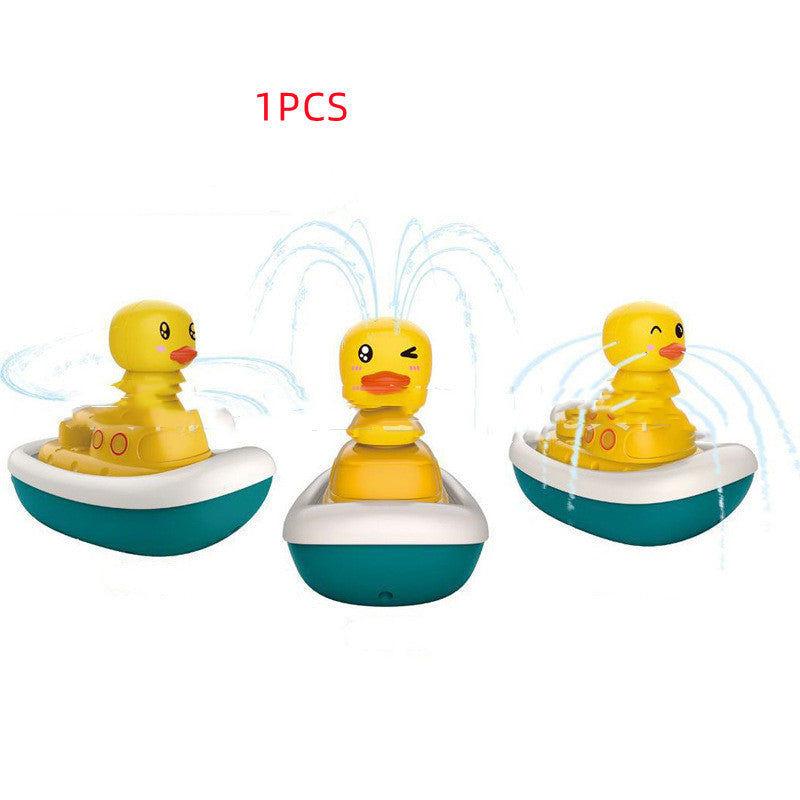 Explosive Little Yellow Duck Baby Bath Toy