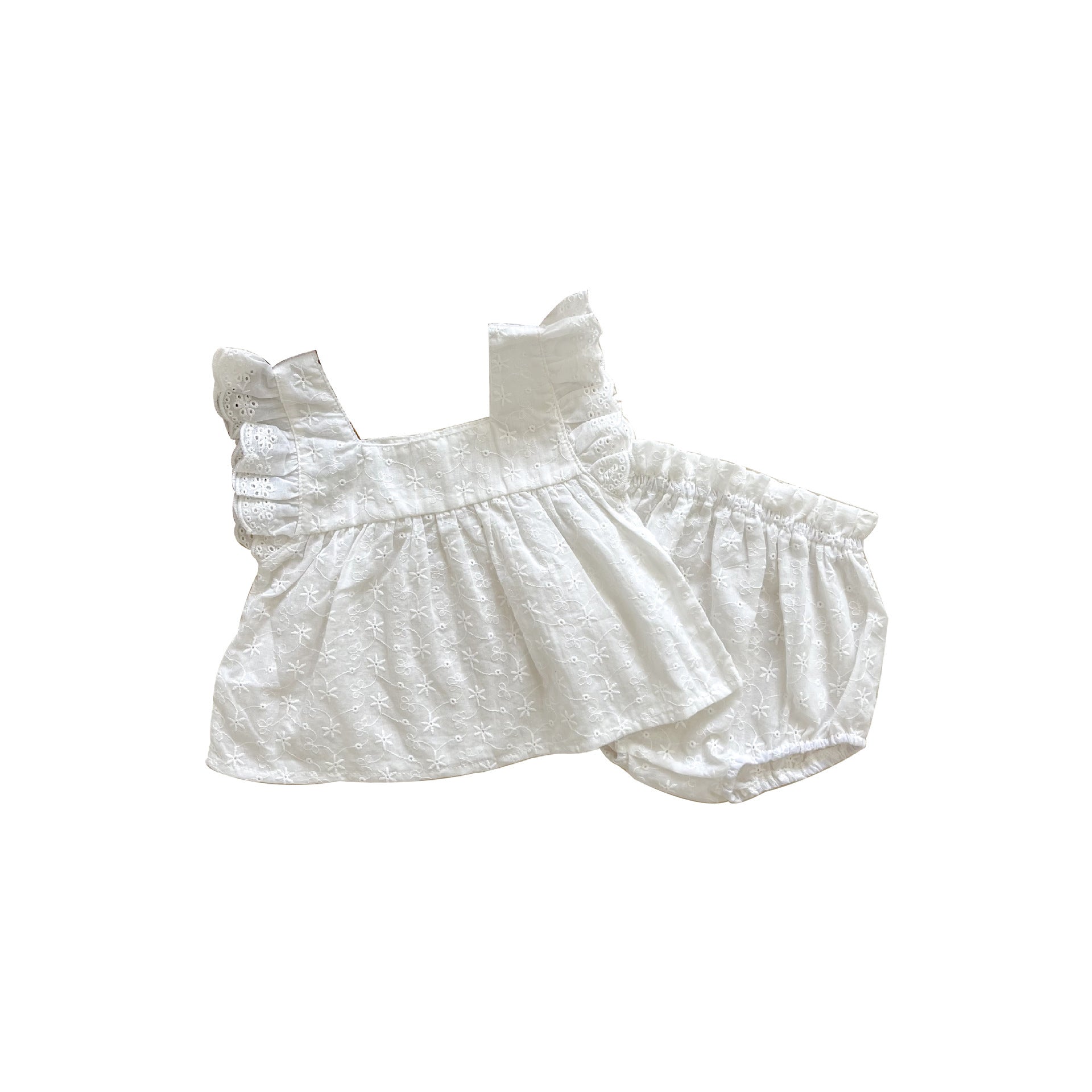 Baby Girl's Romper Romper Two Piece Set
