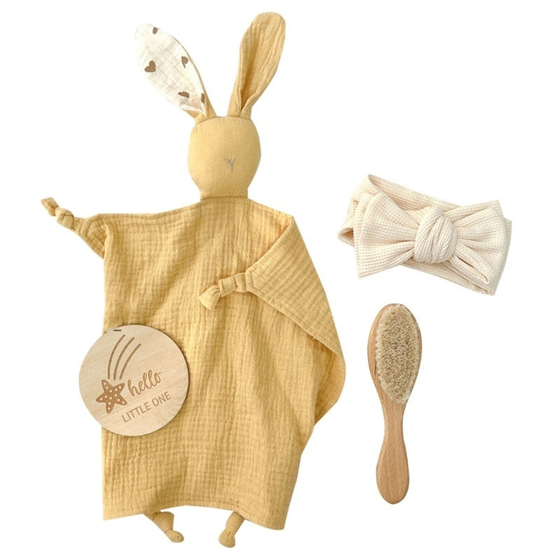 Baby Bath Toy Set Wooden Rattle