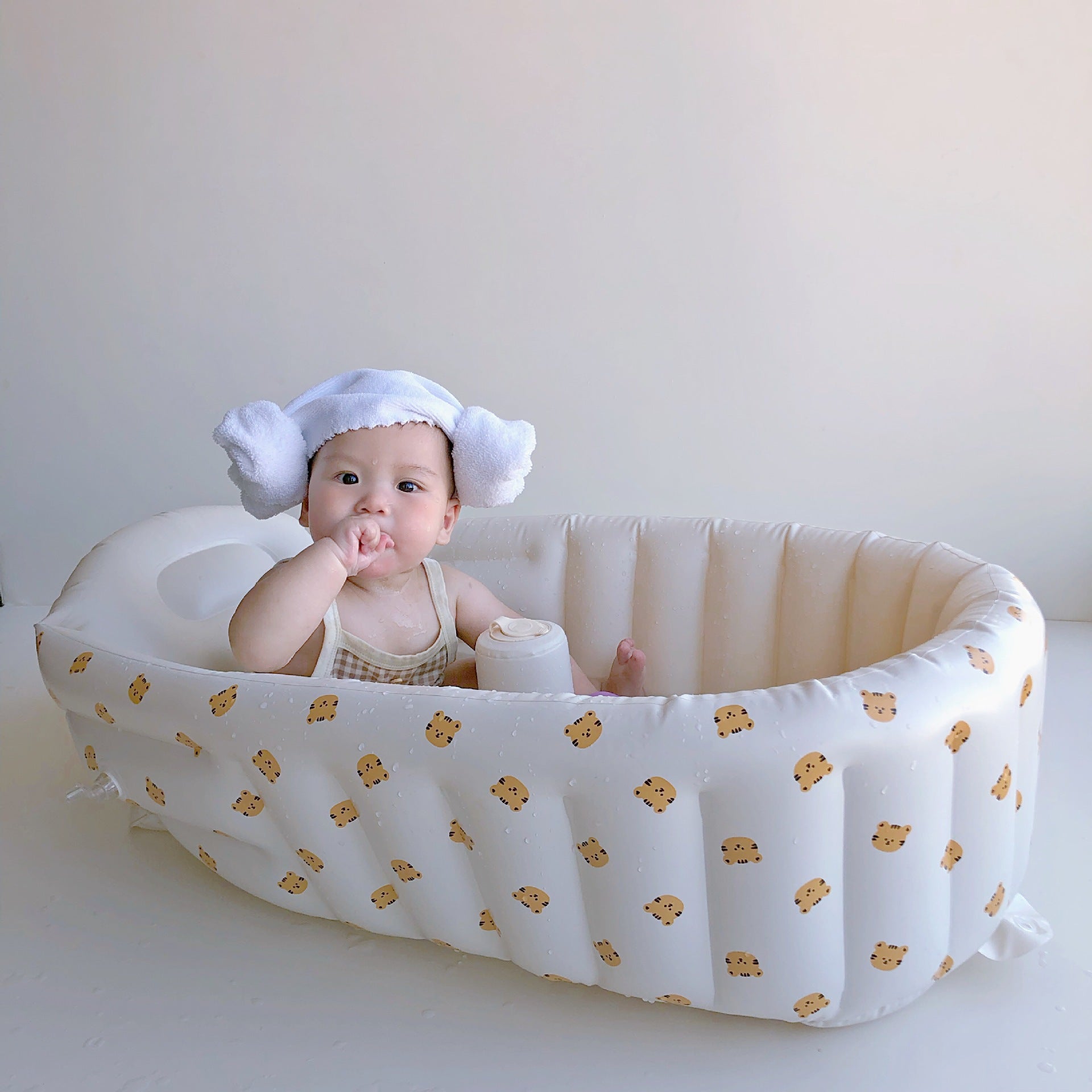 Foldable Inflatable Baby Bathtub Sitting Lying