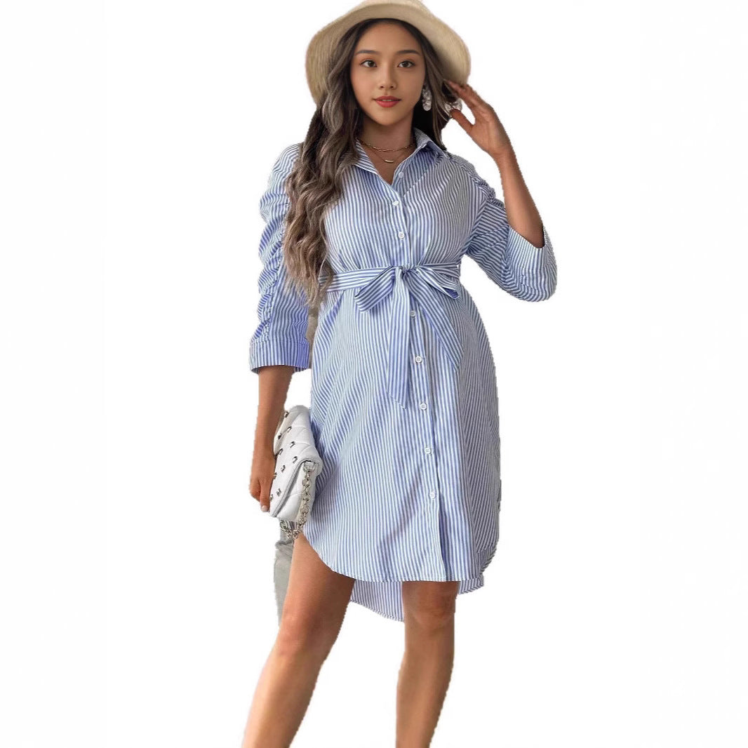 Button Casual Maternity Wear