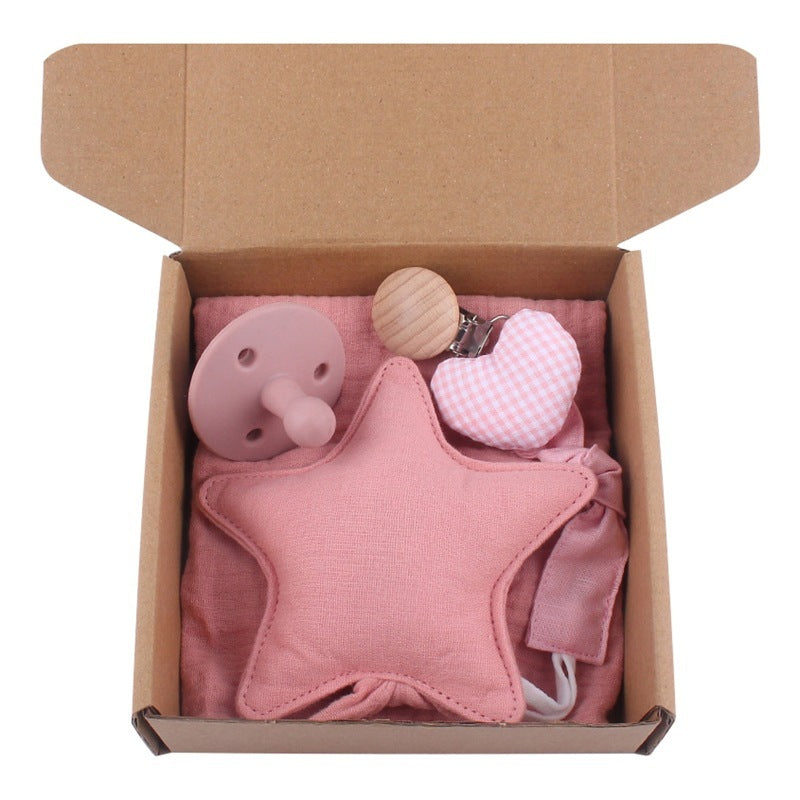 Baby Bath Toy Set Wooden Rattle