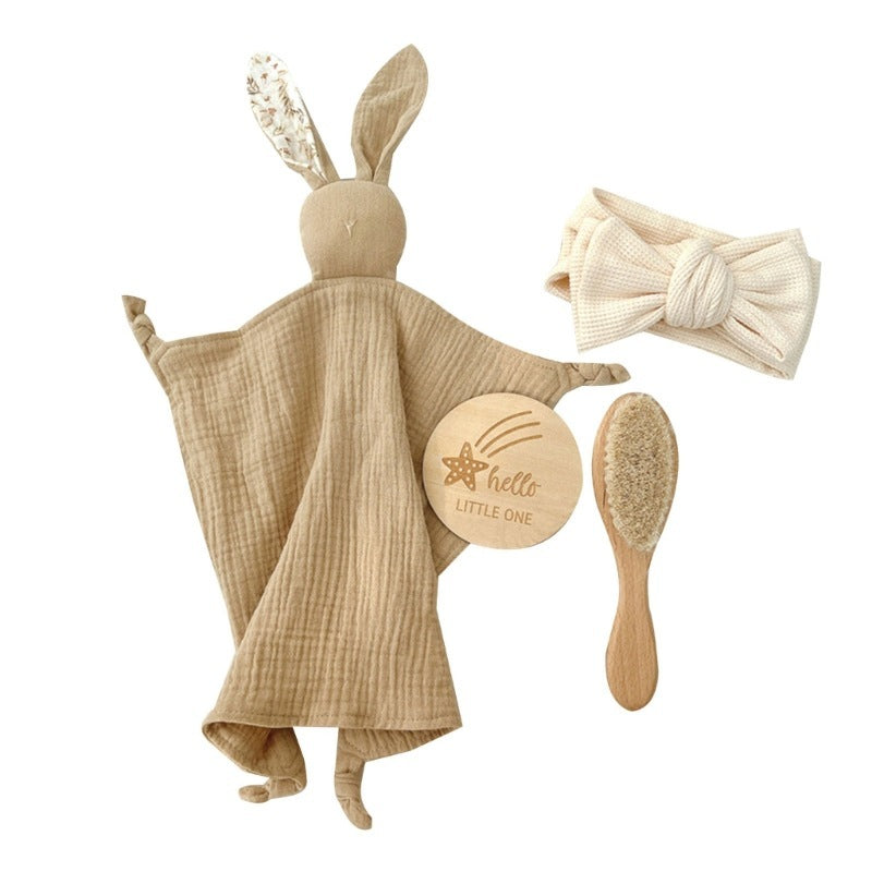 Baby Bath Toy Set Wooden Rattle