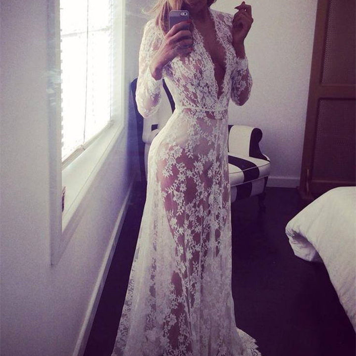 Pajamas Lace Maternity Dress Women