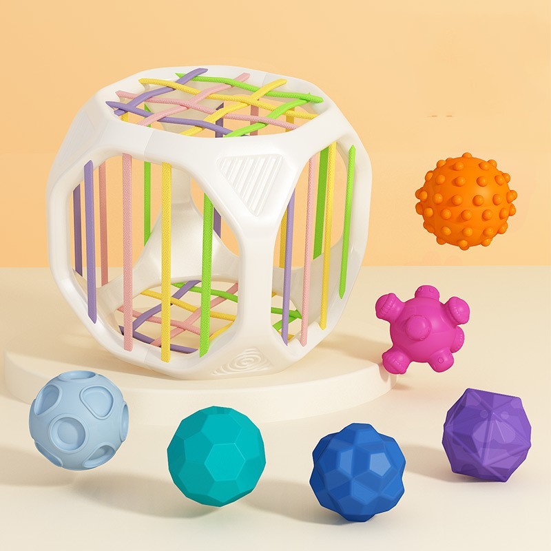 Patchwork Jenga Baby Bath Toy